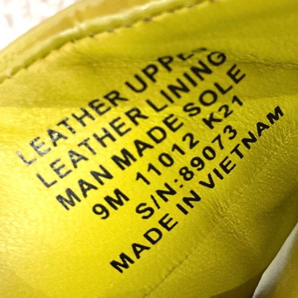 Tory Burch double -T leather sport slide sandals in lime color Size 9M - Picture 13 of 16